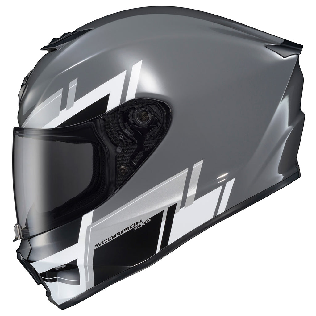 Scorpion EXO-R420  Full Face Helmet Pace Graphic Cement