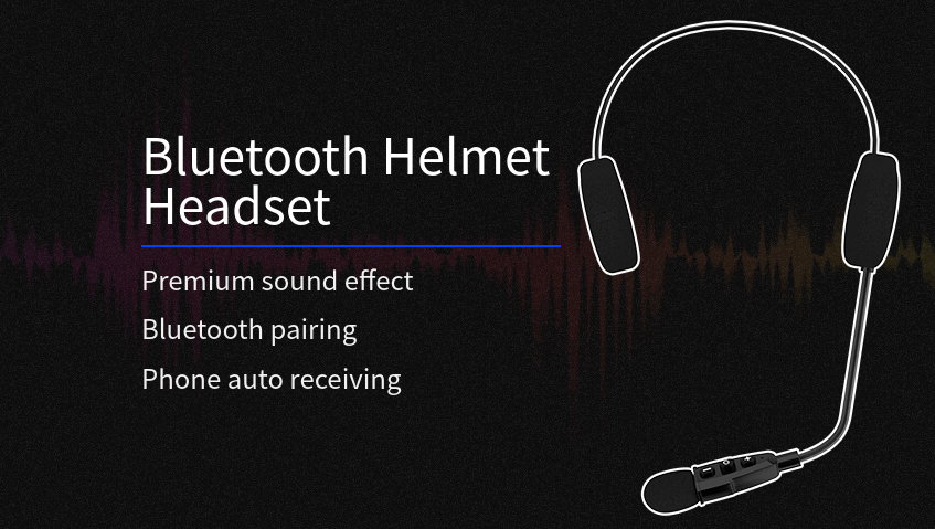 EJEAS E1+ Bluetooth Helmet Headset