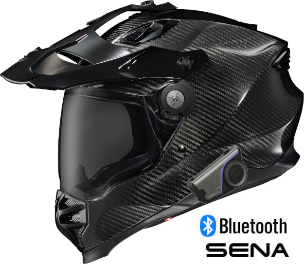 Scorpion XT9000 Sena 60S Bluetooth Helmet Carbon Gloss Black