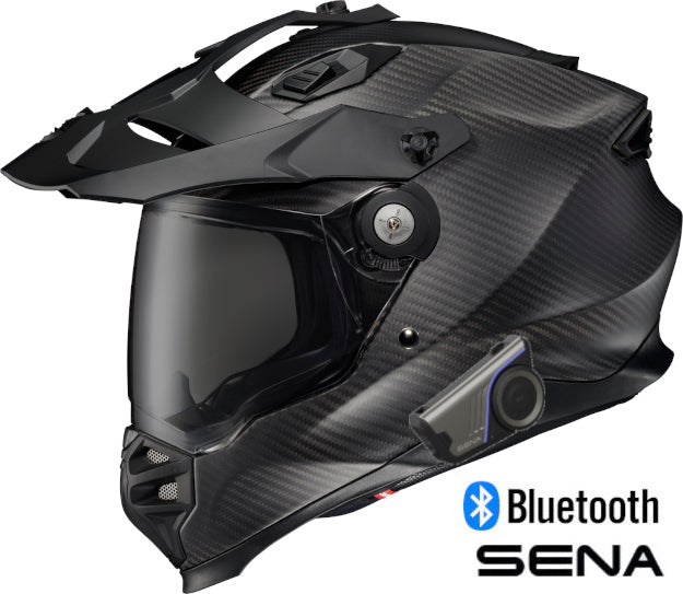 Scorpion XT9000 Sena 60S Bluetooth Helmet Carbon Matte Black