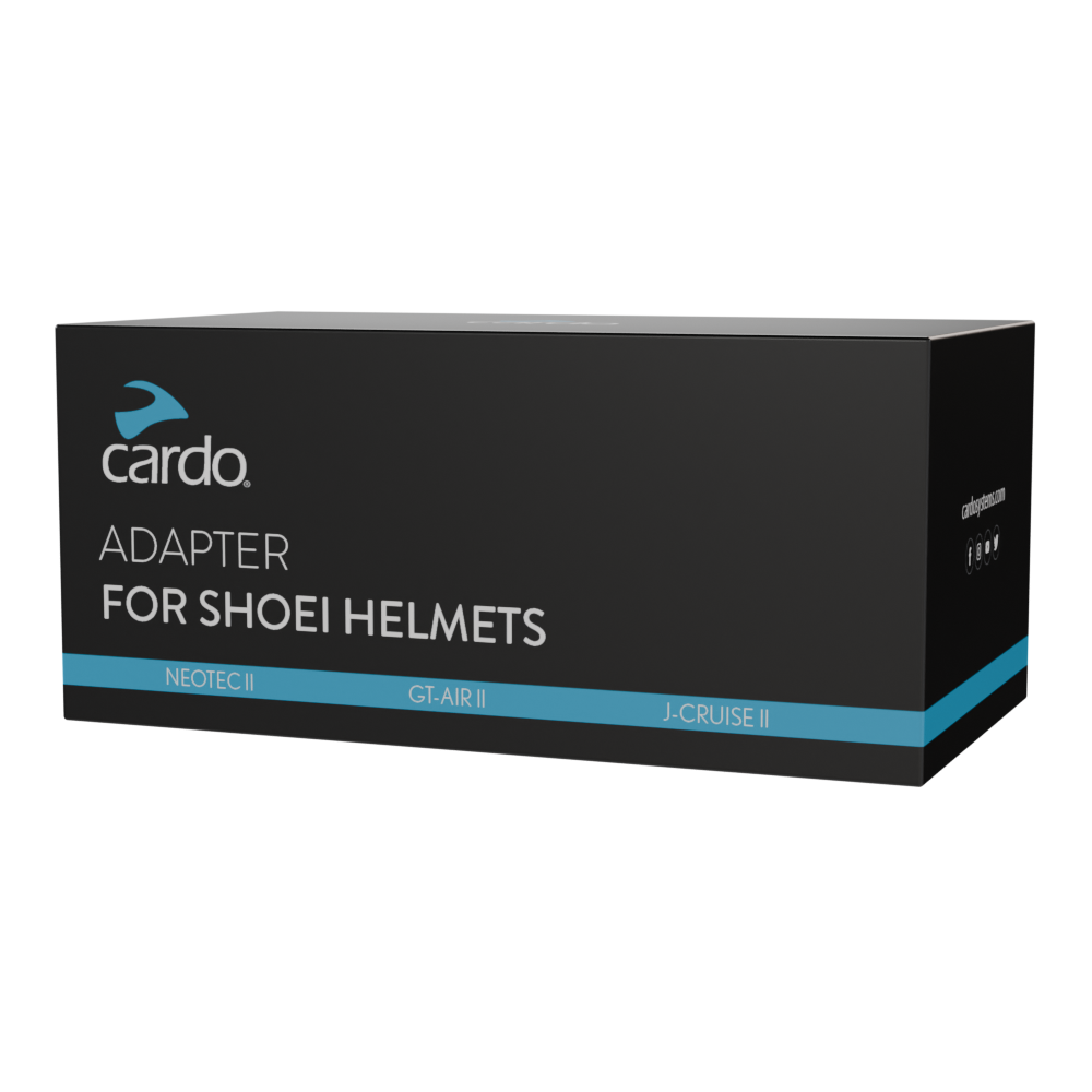 Cardo Adapter for: Shoei Neotec II, GT-Air II, and J-Cruise II – HelmetCountry.com