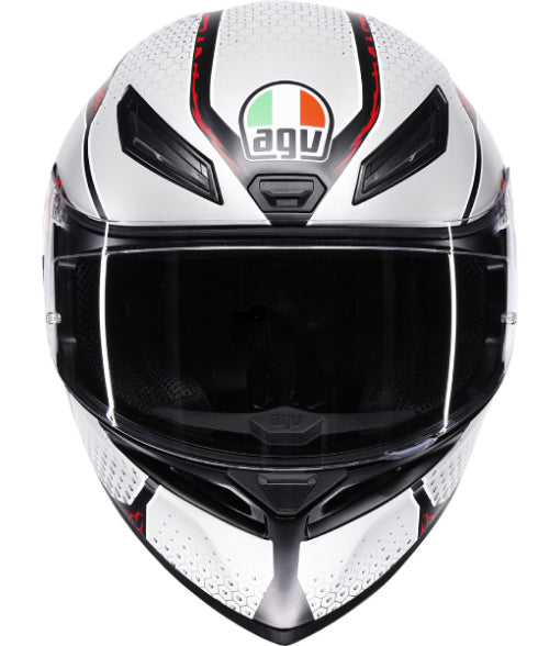 AGV K1 Full Face Helmet  Speedarmor Matte Black/Gray/Red