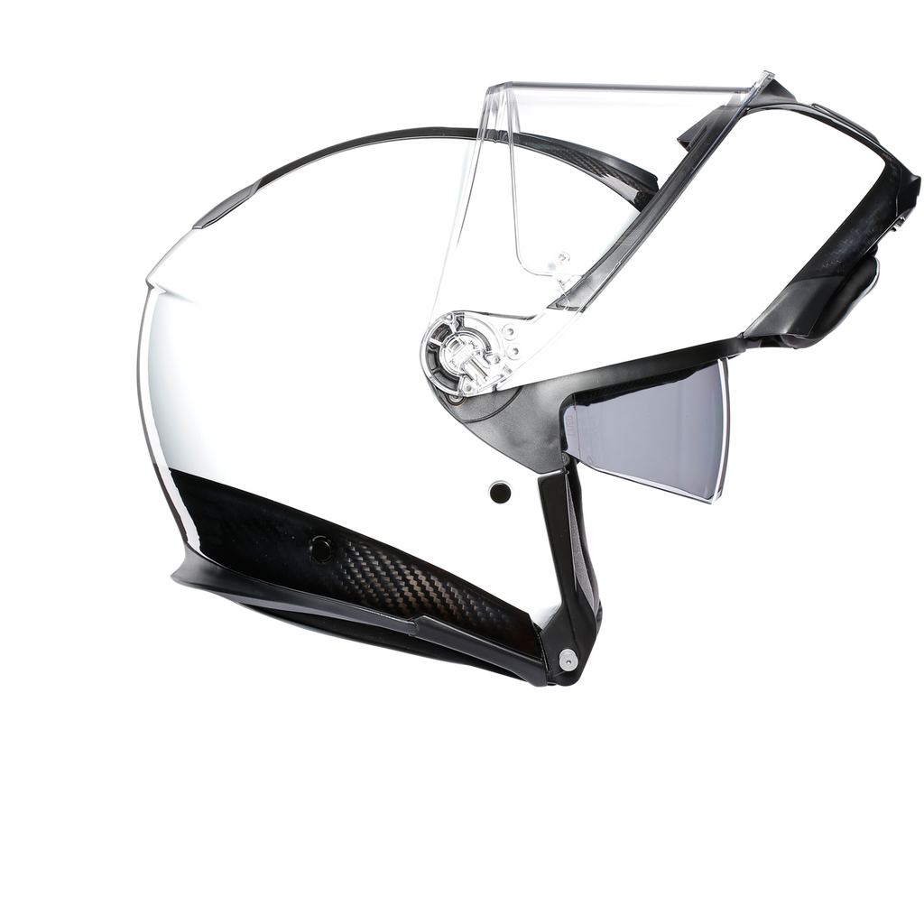AGV Sportmodular Mono Carbon White Bluetooth Helmet