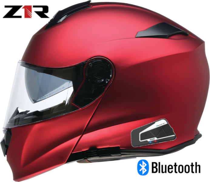 bluetooth face flip up motorcycle helmet ILM Modular Full Dual Visor Mp3 Intercom FM Radio DOT Model 902BT(Matte Black, Large) : Automotive ILM 953 Bluetooth Integrated Modular