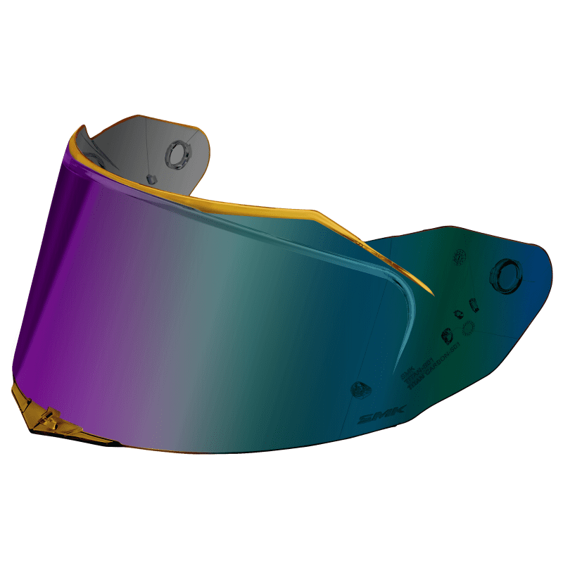 SMK Titan Helmet Shield Rainbow Mirror