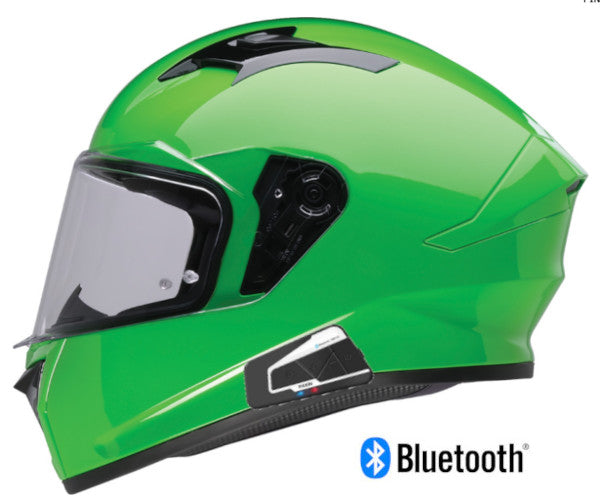 Z1r Talon Full Face Bluetooth Helmet Green