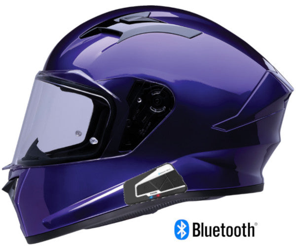 Z1r Talon Full Face Bluetooth Helmet Purple
