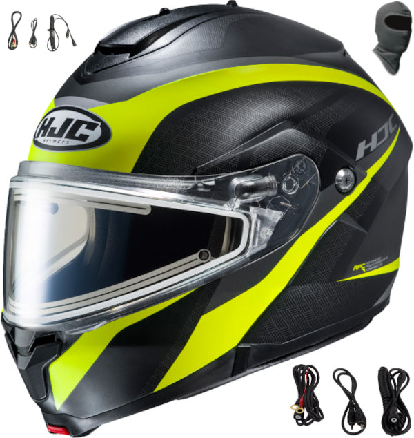 HJC C91 Modular Snow Helmet Taly Graphic MC3HSF Electric Shield