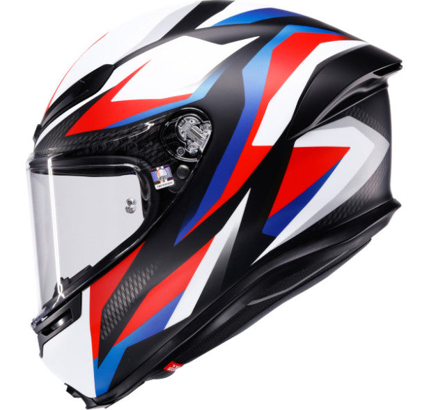 AGV K6 Full Face Helmet  Timewarp Matte Black/Red/Blue