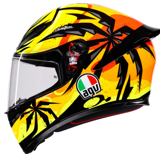 AGV K1 Full Face Helmet Tropicrush Black/Orange