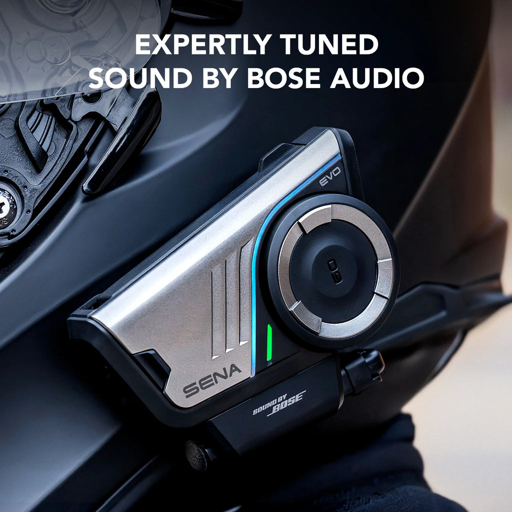 Sena 60S EVO Bluetooth Headset Single Bose Audio Speakers