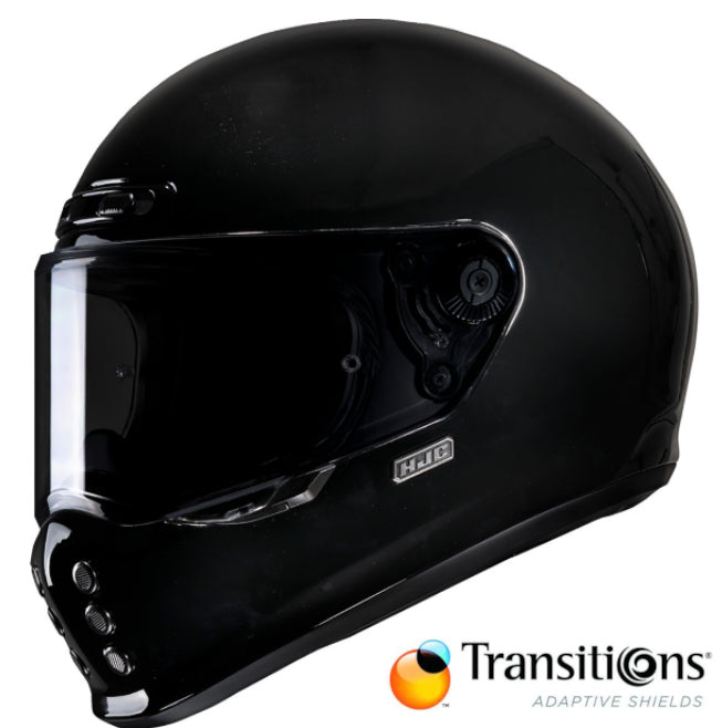HJC V10 Helmet Gloss Black Photochromic Shield
