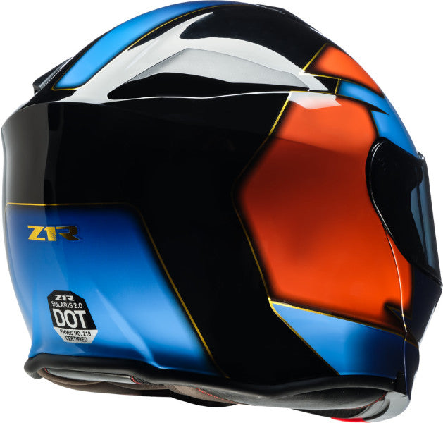 Z1R Solaris 2.0 Modular Helmet Velocity Black/Blue/Orange