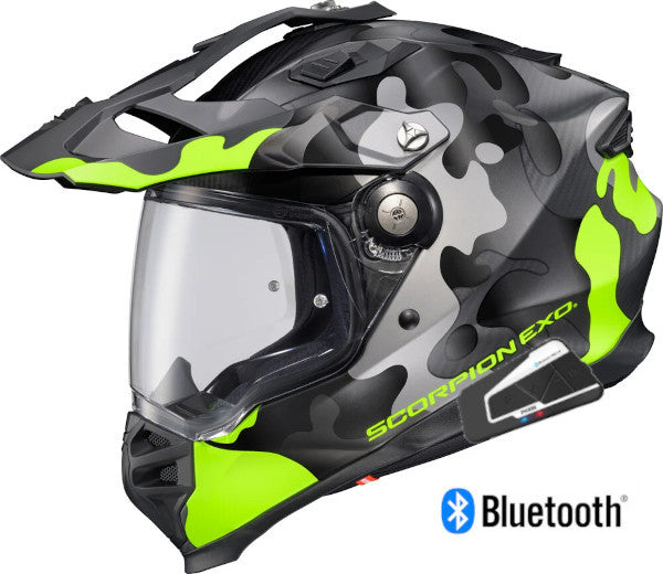 Scorpion XT9000 Bluetooth Helmet Gilley Hi Vis/Grey