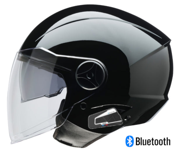 Z1R Scuzzi Bluetooth Helmet Gloss Black