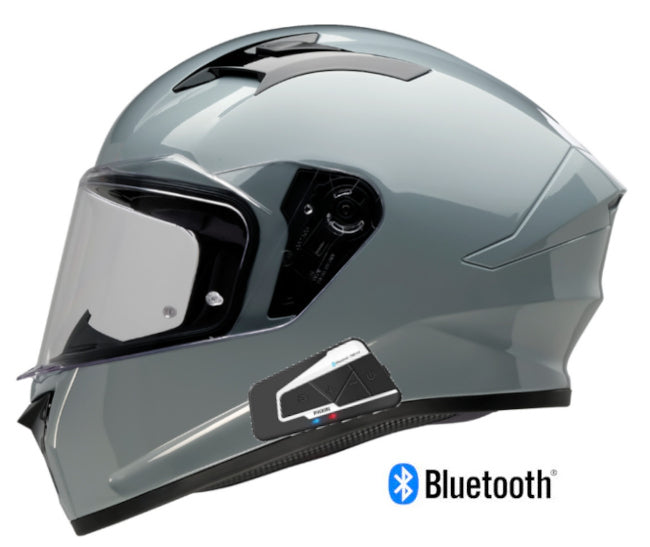 Z1r Talon Full Face Bluetooth Helmet Nardo Gray