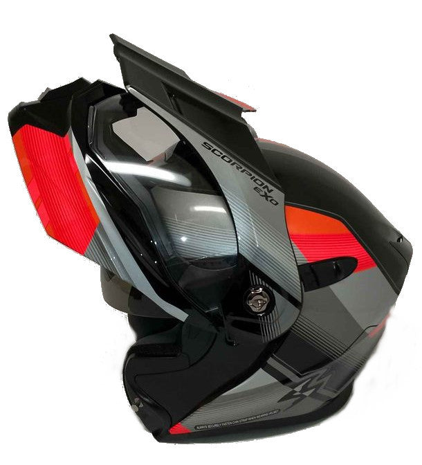 Scorpion EXO-AT950 Dual Sport Helmet Zec Orange