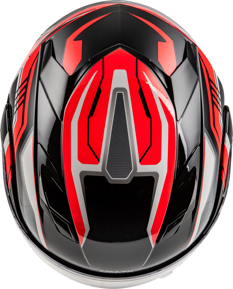 Gmax MD-01S Transistor Modular Snow Helmet Red Black Electric Shield