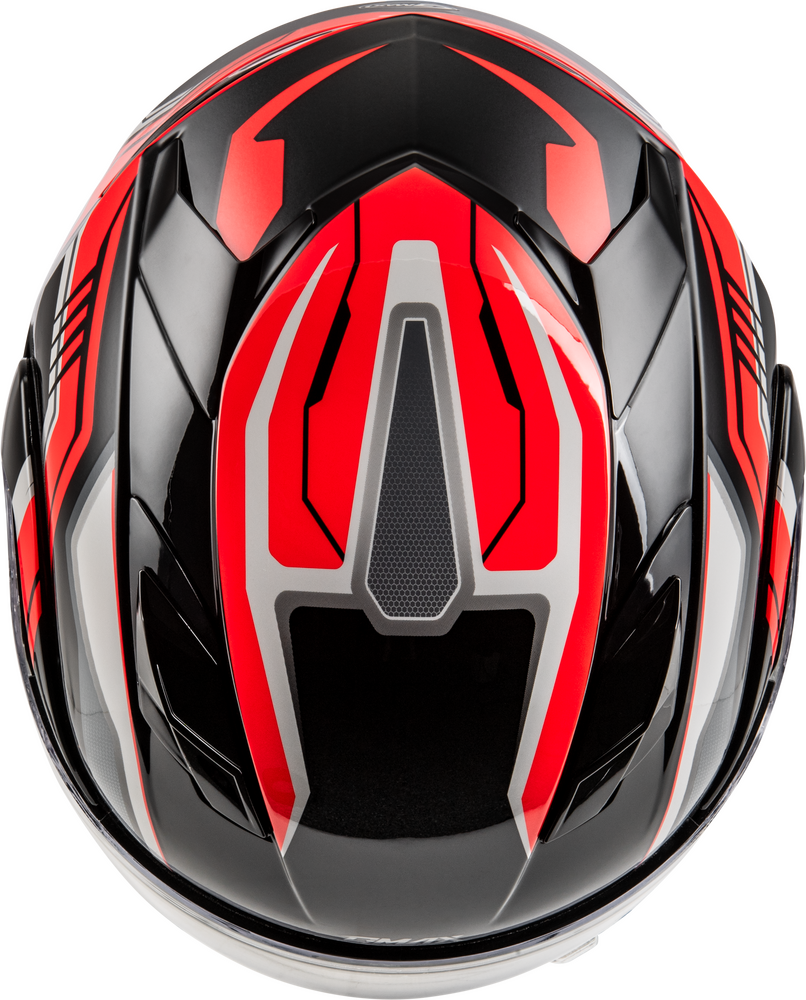 Gmax MD-01S Transistor Modular Snow Helmet Black Red