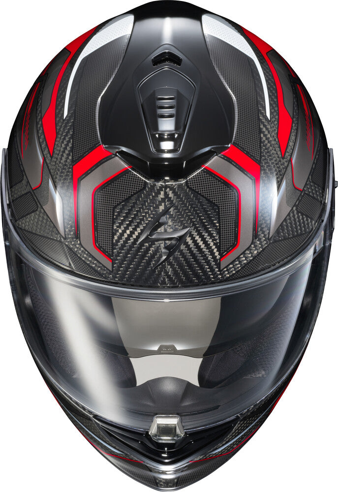 Scorpion EXO-ST1400 Carbon Bluetooth Helmet Hex Red