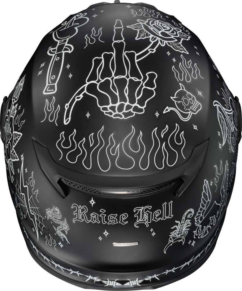 Scorpion Covert FX Full Face Helmet The Litas 2 Black