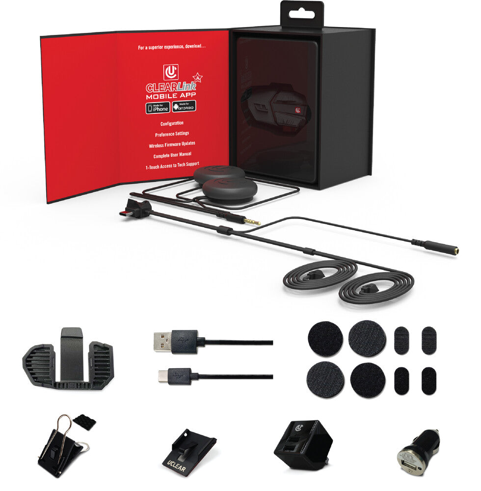 Uclear Motion HDX-V Bluetooth Communicator Single