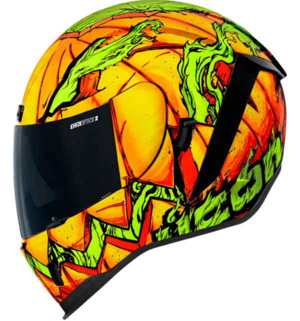 Icon Airform Full Face Helmet  Trick or Street Graphic Orange