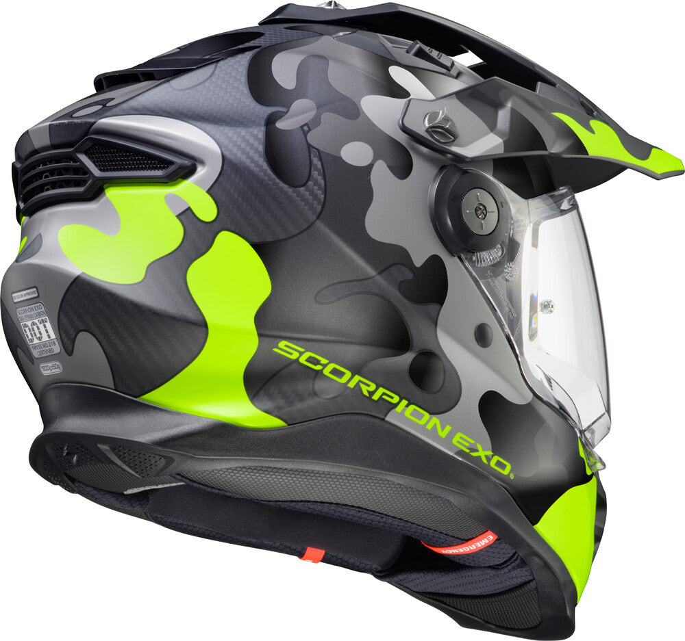 Scorpion XT9000 Dual Sport Helmet Gilley Hi Vis/Grey