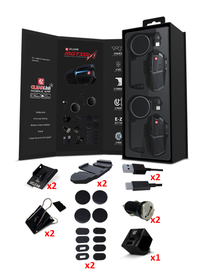 Uclear Motion  Inifinity Bluetooth Communicator Dual Pack