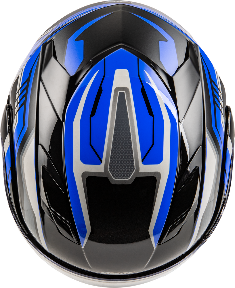Gmax MD-01S Transistor Modular Snow Helmet Blue Black Electric Shield