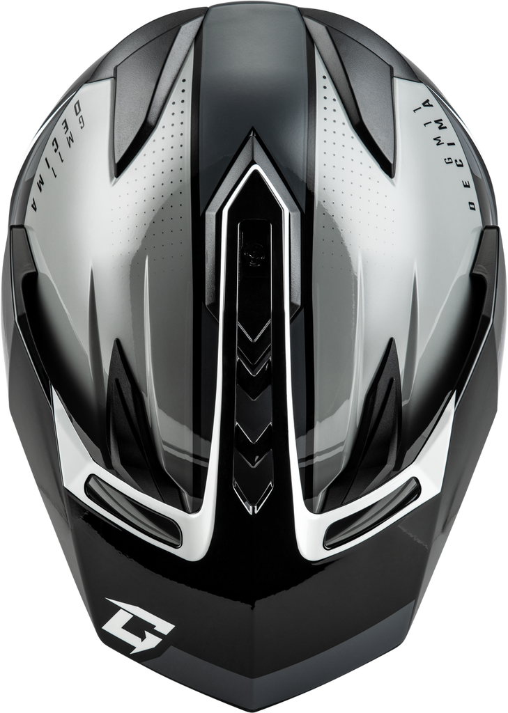 gm motorcycle helmets GMAX GM-11 Decima Helmet Black/Grey/White / Large
