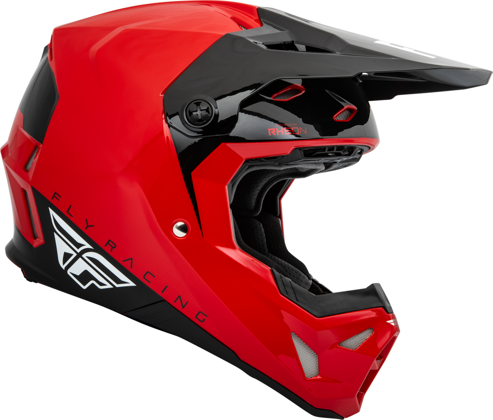 Fly Racing Formula CP Slant Off Road Helmet Matte Red/Black/White Small