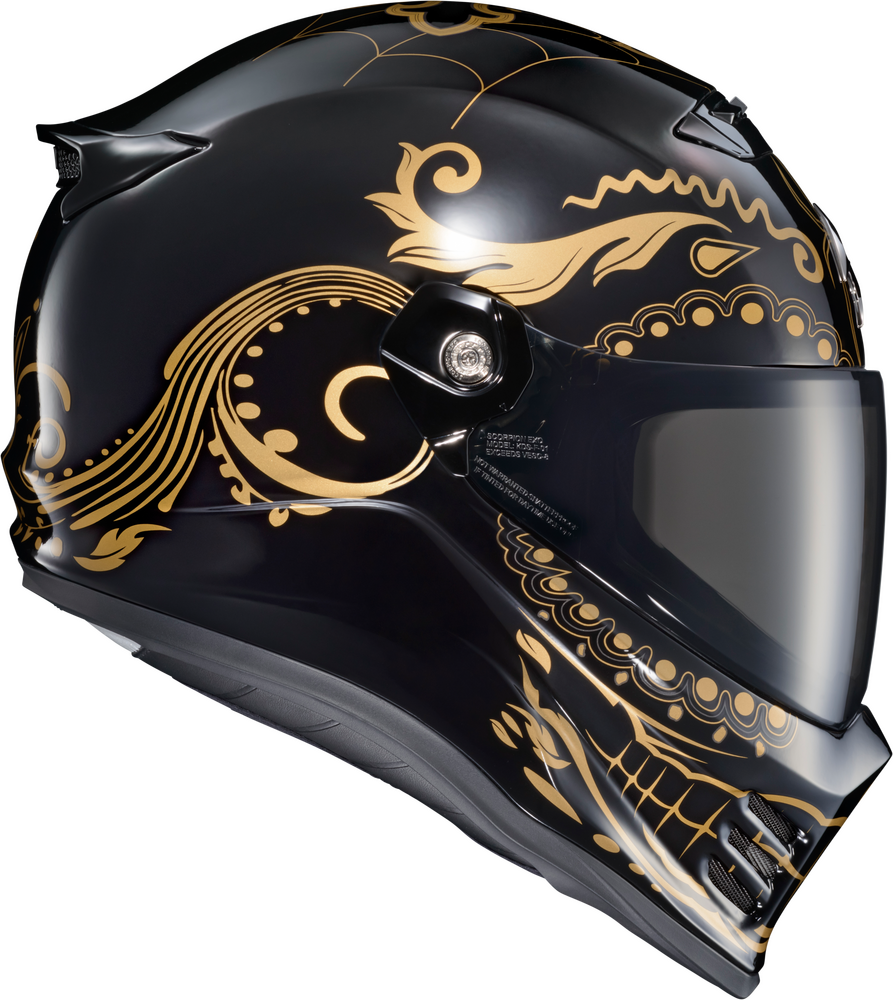 Scorpion Covert FX Helmet El Malo Gold/Black