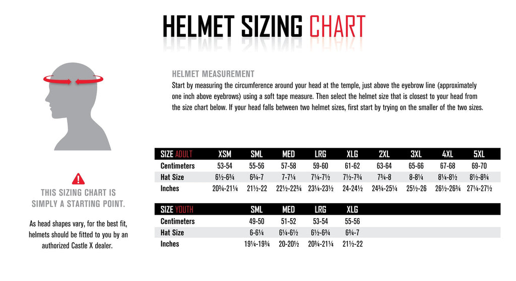 Size Charts • Castle X