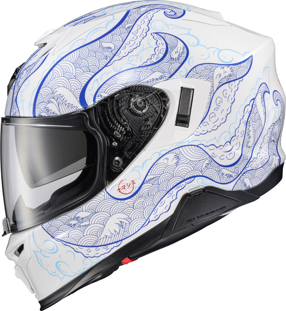 Scorpion EXO-T-520 Full Face Helmet Nama-Shimi White/Blue