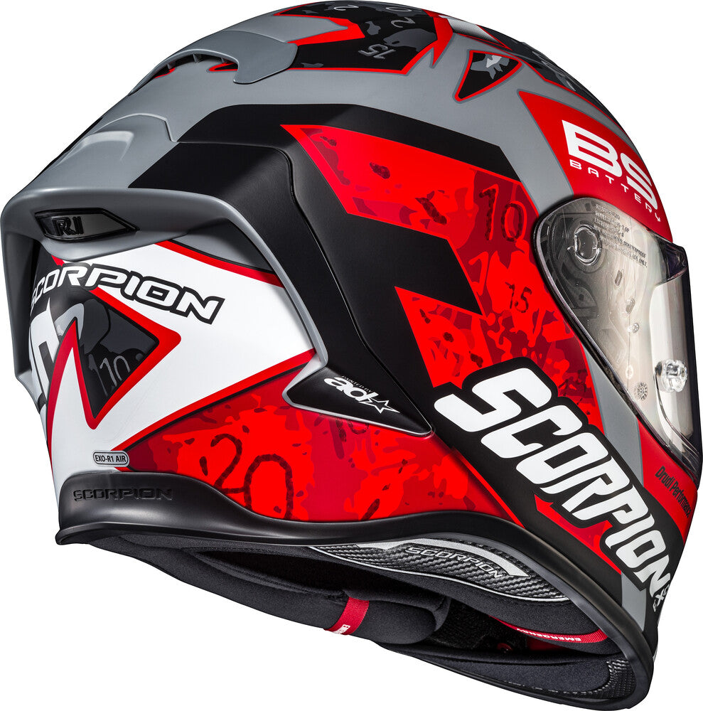 Scorpion EXO EXO-R1 Air Full Face Helmet Quartararo Red