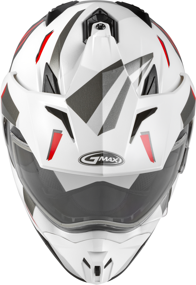Gmax GM-11 Street Helmet Ripcord Graphic White Red