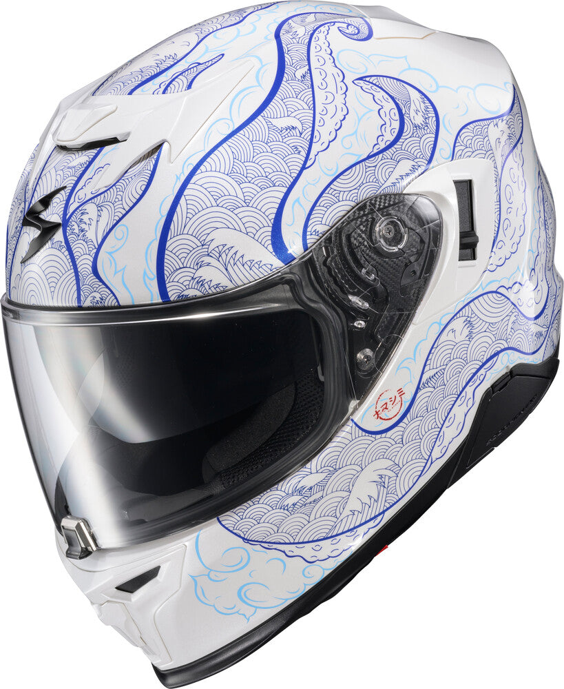 Scorpion EXO-T-520 Full Face Helmet Nama-Shimi White/Blue