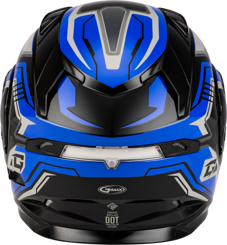 Gmax MD-01S Transistor Modular Snow Helmet Black Blue