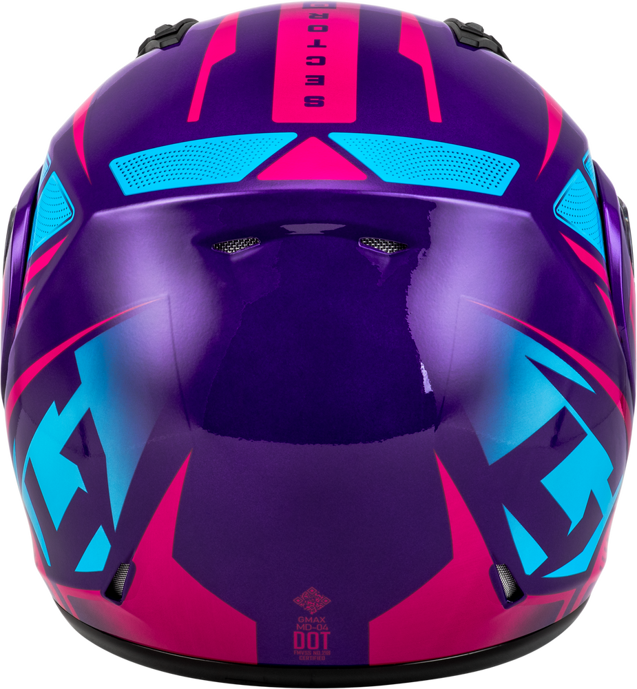 Gmax MD-04 Modular Snow Helmet Sector Violet/Pink