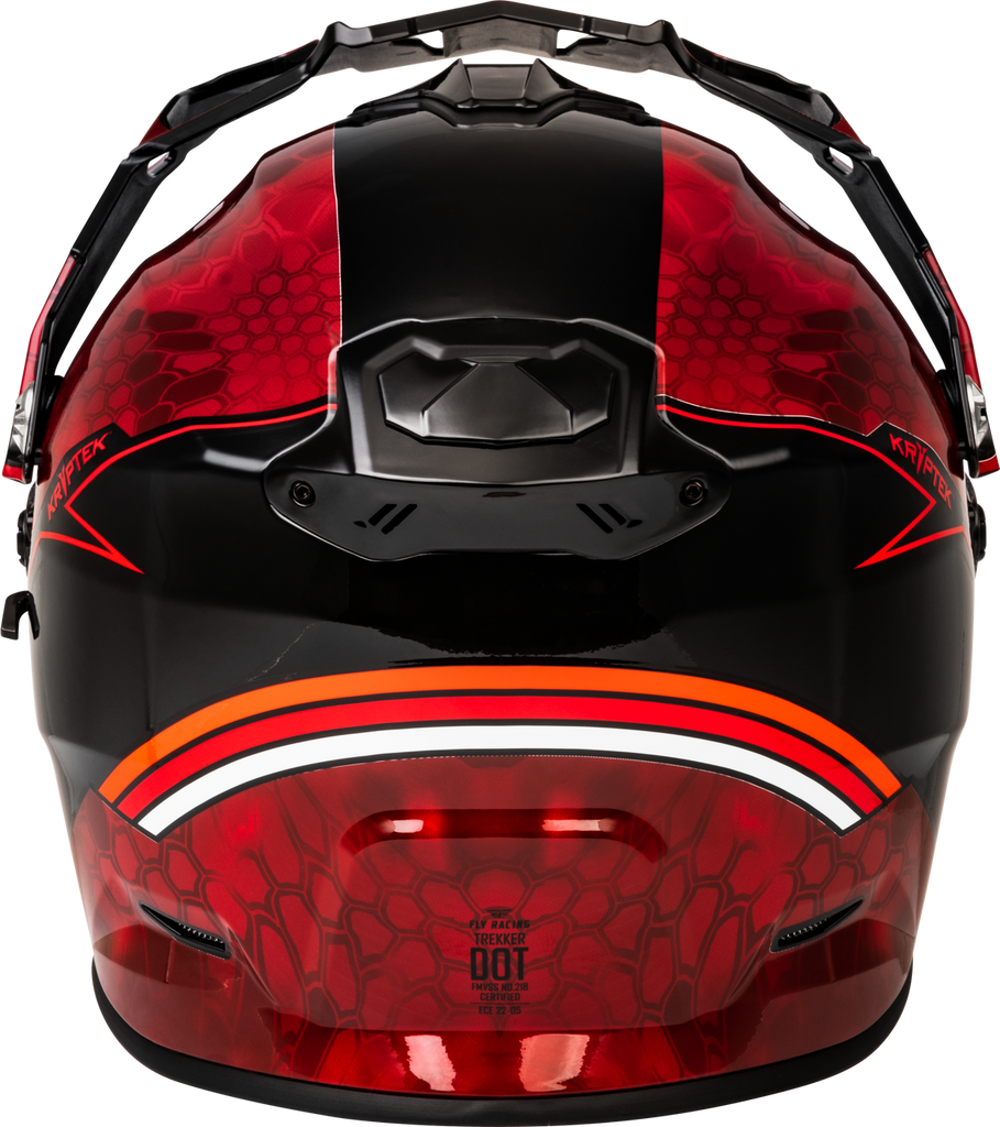 Fly Racing Trekker Conceal Snow Helmet Red Electric Shield