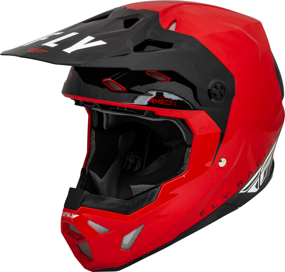 Fly Racing Formula CP Slant Off Road Helmet Matte Red/Black/White Small