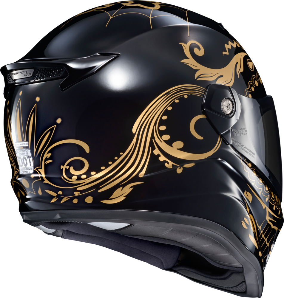 Scorpion Covert FX Helmet El Malo Gold/Black