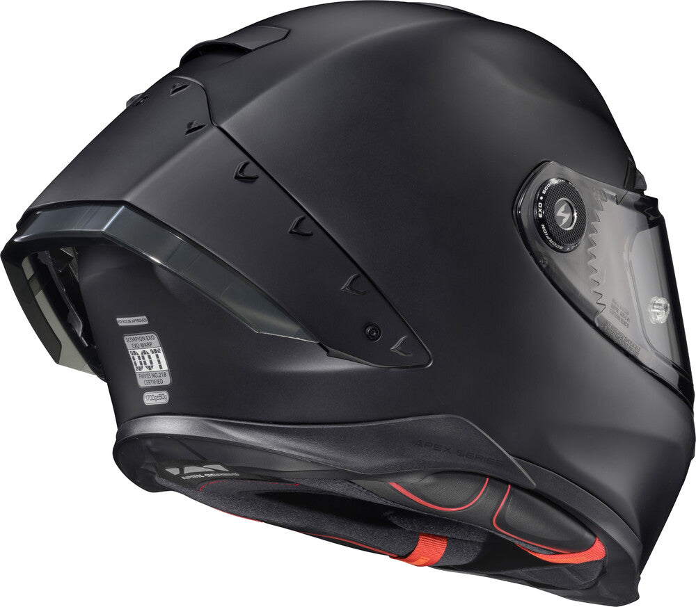 Scorpion Apex EXO-Warp Full Face Helmet Matte Black