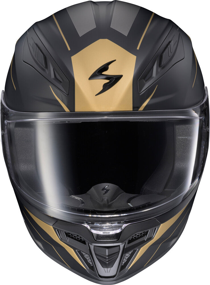 Scorpion EXO-R430 Full Face Bluetooth Helmet Cutlass Black/Gold
