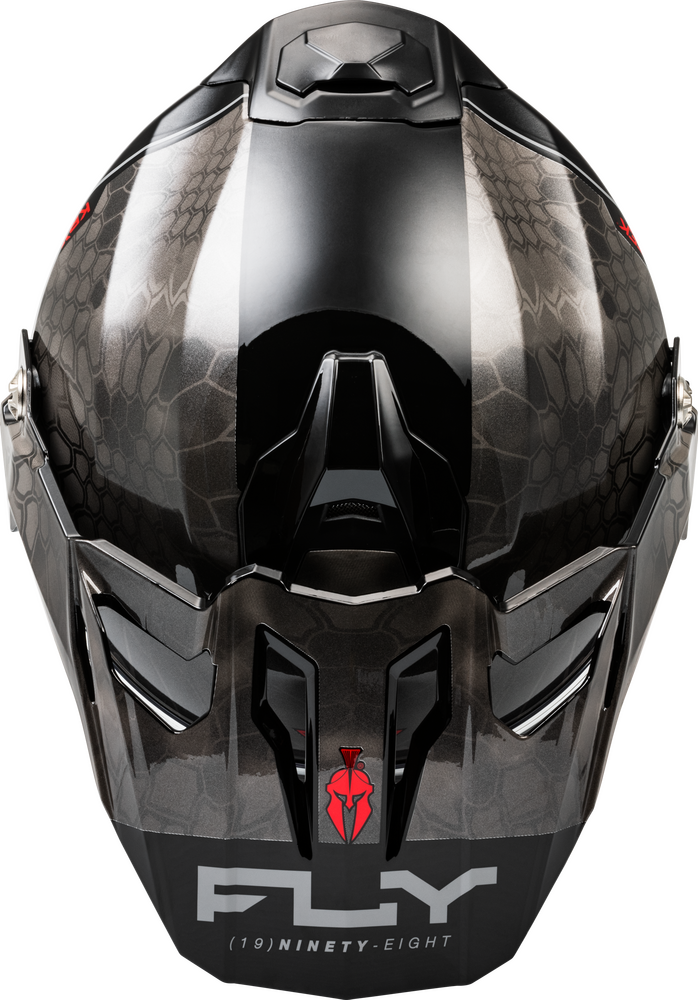 Fly Racing 73-31360S Trekker Cw Conceal Helmet Electric Shield Black/Grey/White
