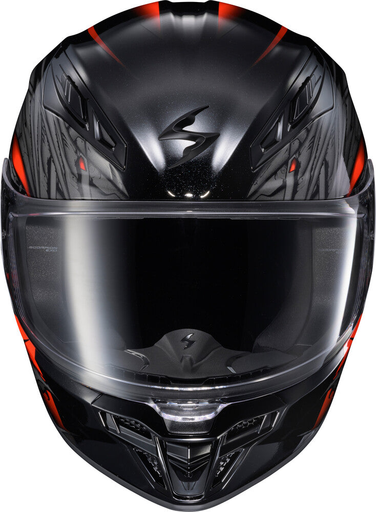 Scorpion EXO-R430 Full Face Helmet Wyvern Black/Red (Snell M2025 Rated)