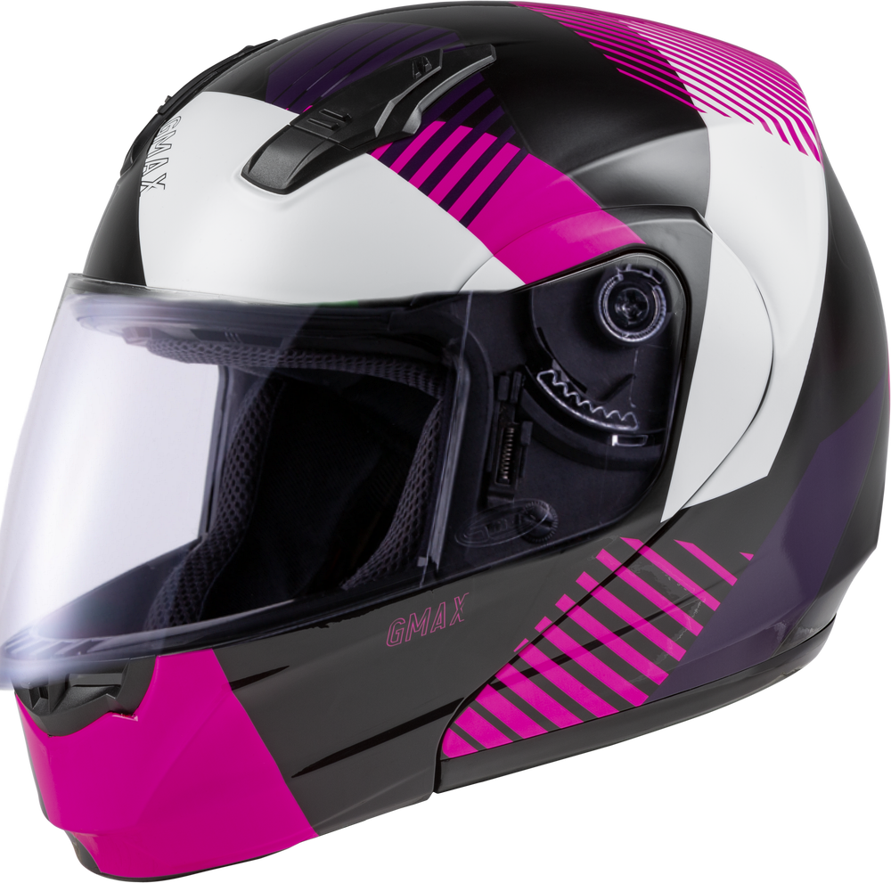 Gmax MD-04 Modular Street Helmet Reserve Pink White