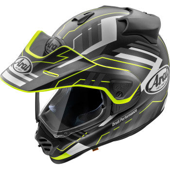 Arai XD5 Dual Sport Helmet Trail Yellow Frost