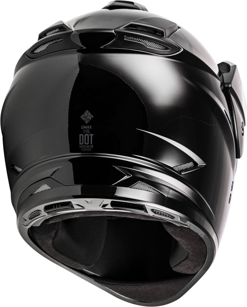 Gmax GM-11 Bluetooth Snow Helmet Gloss Black Electric Shield